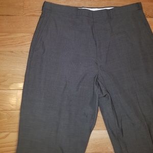 Mens dress pants haggar 36x30 stretch waist brown